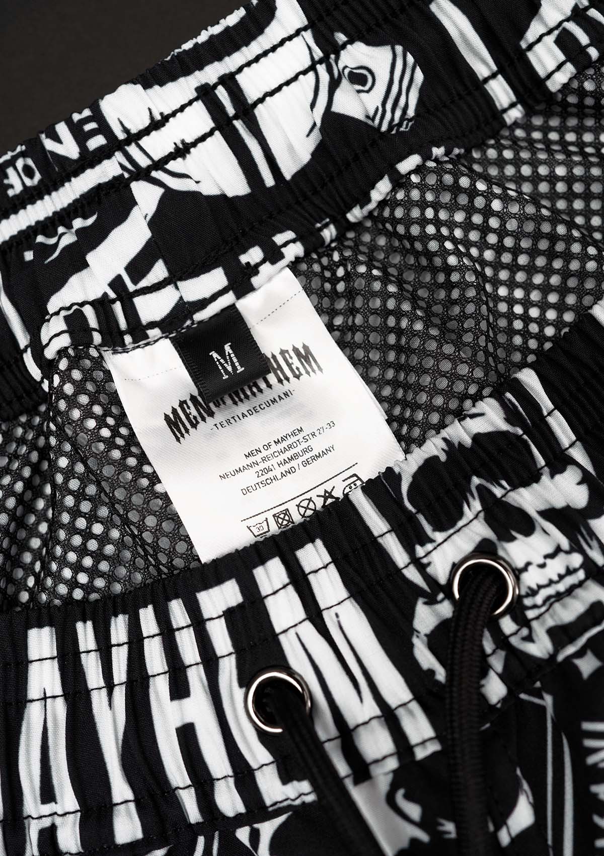 Badehose Mayhem Pattern S/W - Image 3