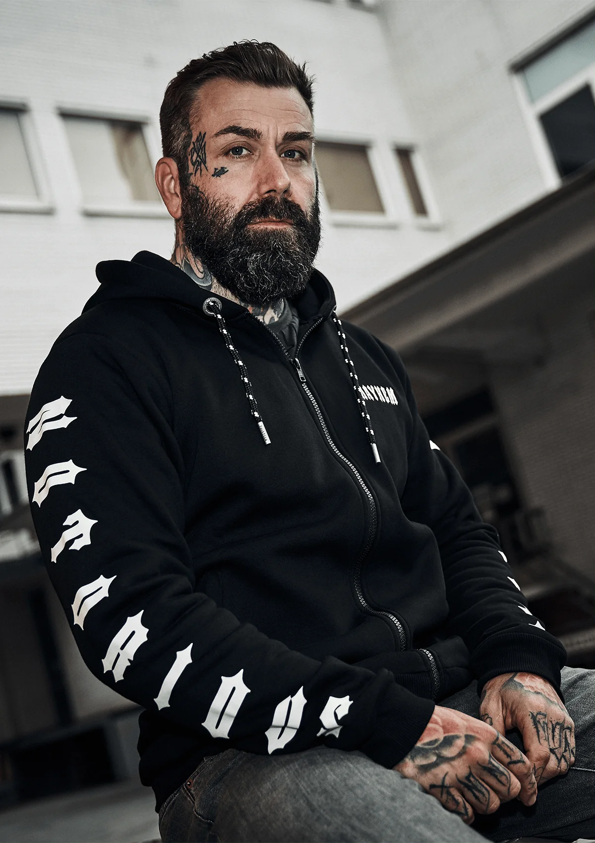 Hoodie Jacke Notorious Thirteen S/W - Image 3